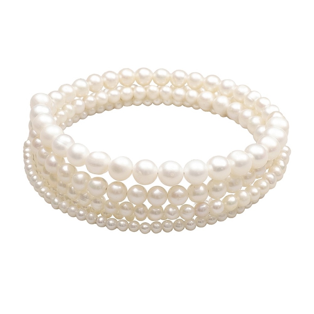 Chiara Choker Necklace in Freshwater Pearl